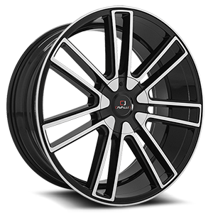 Gloss Black Machined